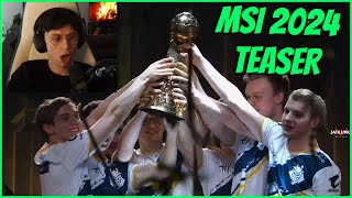 Caedrel Reacts To MSI 2024 Teaser [upl. by Nilorac858]