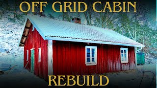 Swedish off grid log cabin Pt 1  History amp Demolition [upl. by Garretson335]