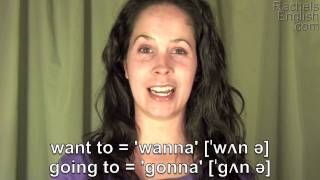 How to Pronounce Gonna and Wanna American English [upl. by Stavro]