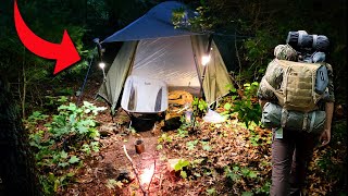 Finding Serenity in Tent Camping  Nature Hike 4 Person Tent  Cool Summer Camping [upl. by Frierson199]