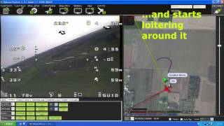 APMplane  Flying FPV using Mission Planner GUIDED MODE [upl. by Itsyrc372]