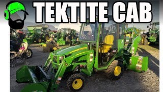 John Deere 1025R with Tektite Cab  Walkaround [upl. by Nesahc417]