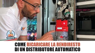 Come ricaricare la rendiresto di un distributore automatico  Video Tutorial [upl. by Raquel]