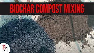 Biochar Compost Mixing  BIOCHAR [upl. by Dowell499]