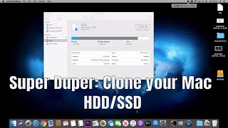 Backing Up amp Cloning your MAC Hard Drive using SuperDuper [upl. by Anegroeg]