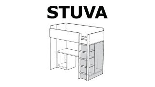 How to assemble the STUVA storage unit [upl. by Isa768]