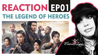 REACTION THE LEGEND OF HEROES EP 01 金庸武侠世界 AO VIVO  Reação ao 1º episódio [upl. by Huggins]