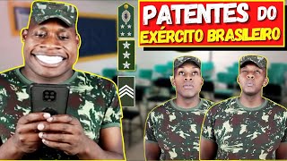 Quais as patentes do Exército Brasileiro  Contos De Milico Humor Militar [upl. by Allista]