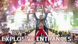 Explosive Entrances  WWE Top 10  July 4th Edition [upl. by Korey73]