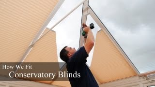 Conservatory Blinds Installation  How We Fit Conservatory Blinds [upl. by Madaih]