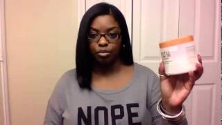 How To PrePoo relaxed amp Cantu Shea Butter Leave In Conditioner Review [upl. by Eimmat121]