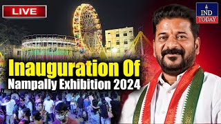 🔴LIVE Nampally Numaish Exhibition Opening  CM Revanth Reddy  Numaish 2024  IND Today [upl. by Anua]