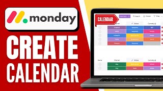 How to Create a Calendar in monday com  Easy Tutorial 2024 [upl. by Lemhar]