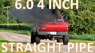 60 Powerstroke Straight Pipe Exhaust Compilation [upl. by Leyla]