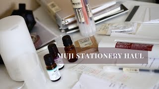 Muji Stationery Haul 2018  revisign [upl. by Aihk]