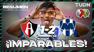 Resumen y goles  Atlas 12 Monterrey  CL2024  Liga Mx J12  TUDN [upl. by Swayne]