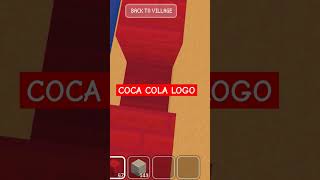 I MADE THE COCA COLA LOGO shorts short logo city cocacola [upl. by Serra846]