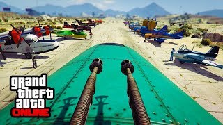 SMUGGLERS RUN DLC  AIRPLANE SHOW  GTA 5 Online  PC Funny Moments [upl. by Anifad]