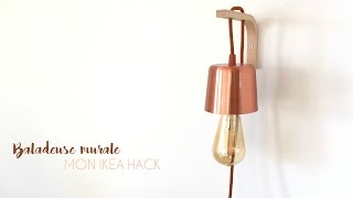 DIY Une baladeuse murale  Mon Ikea Hack [upl. by Akimit]