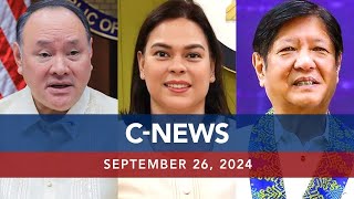 UNTV CNEWS  September 26 2024 [upl. by Chic]