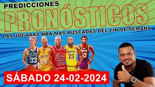 SÁBADO NBA  3 JUEGOS 6 TIZAS MATABANQUEROS  LAS JUGADAS DEL DÍA MÁS BUSCADAS GRATIS [upl. by Lenzi404]