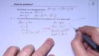 VWO6wisB11H162 Toepassingen differentiëren [upl. by Aisorbma]