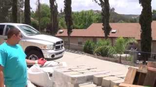 Keystone Block Retaining Wall Installation Process [upl. by Haletky]