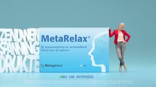 Blijf Relax Blijf MetaRelax® TV spot  Monique [upl. by Litnahs]