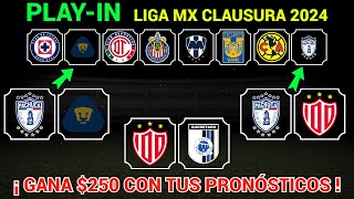 PRONÓSTICOS PLAYIN Liga MX CLAUSURA 2024 [upl. by Ybloc991]