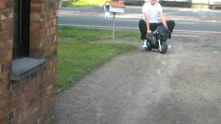 pocketbike zonder uitlaat [upl. by Osicran]