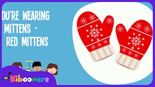 Mittens Colors Lyric Video  The Kiboomers Preschool Songs amp Nursery Rhymes for Winter [upl. by Ettener]