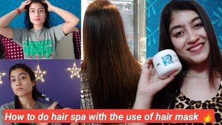 How To Do Salon Style Hair Spa At Home  Loreal Xtenso hair mask [upl. by Notnel]