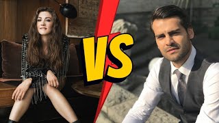 Erkan Meriç vs Burcu Özberk  Lifestyle vs Lifestyle  Biography vs Biography [upl. by Erodroeht]