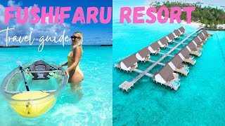 FUSHIFARU RESORT  The Ultimate Travel Guide Maldives  Maldives Vlog 2023 [upl. by Ahtiek]