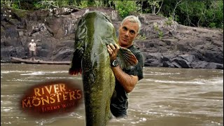 Jeremy Catches An Enormous Catfish  River Monsters [upl. by Liman]