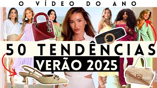 🔴50 TENDÊNCIAS VERÃO 2025  O que JÁ ESTÁ NA MODA E VAI BOMBAR na PRIMAVERA VERÃO 2025  Maga Moda [upl. by Chilt]