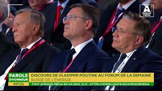 DISCOURS DE VLADIMIR POUTINE AU FORUM DE LA SEMAINE RUSSE DE LÉNERGIE [upl. by Daren]