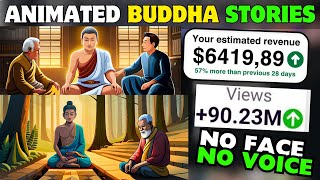 Create A Faceless Animated Buddha Stories Channel Using Free AI Tools [upl. by Ateuqram40]