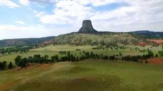 HD Drone video of Devils Tower WY [upl. by Icrad154]