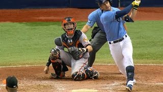 BALTB Rays crush four home runs vs Orioles [upl. by Aikym920]