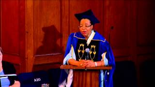 UCT Graduation 2014 Chancellor Graca Machel Speech 16 Dec [upl. by Namrehs951]