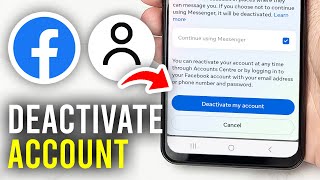 How To Deactivate A Facebook Account  2024 [upl. by Orfinger]