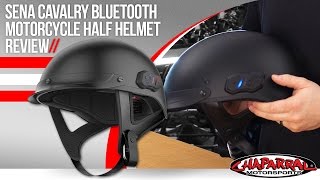 Sena Cavalry Bluetooth Motorcycle Half Helmet Review [upl. by Ydur]