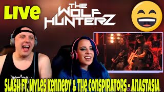 Slash ft Myles Kennedy amp The Conspirators  Anastasia Live in Sydney THE WOLF HUNTERZ Reactions [upl. by Kathye]