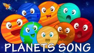 Planet Song  Nursery Rhyme Videos For Kids Children Babies And Toddlers [upl. by Hluchy546]