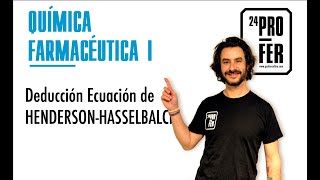 Deducción ecuación de HendersonHasselbalch [upl. by Mcnully108]