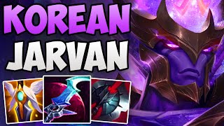 AMAZING JARVAN JUNGLE GAMEPLAY BY A KOREAN CHALLENGER  CHALLENGER JUNGLE JARVAN GAMEPLAY  S13 [upl. by Rowley]