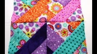 How to sew Quilt squares using Fabric Jelly Roll  Video two [upl. by Yraek]