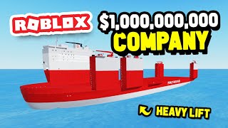 1000000000 Shipping Company in Roblox Shipping Lanes [upl. by Okimuk950]