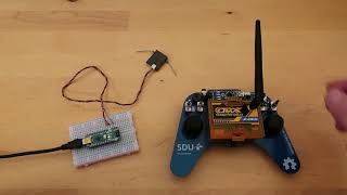 Spektrum remote satellite receiver bind using an Arduino Nano [upl. by Aicirtel809]